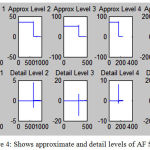 Figure 4: Shows approximate and detail levels of AF Signal