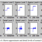 Figure 6: Shows approximate and detail levels of normal Signal