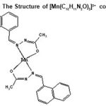 Figure 3: The Structure of [Mn(C13H11N2O)2]2+ complex