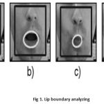 Fig 1. Lip boundary analyzing