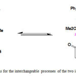 Fig. 2. Three possible rotations for the interchangeable processes of the two isomers (Z- and E-) in ylide 4