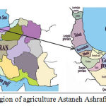 Figure 1: Region of agriculture Astaneh Ashrafiyeh city