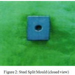 Figure 2: Steel Split Mould (closed view)