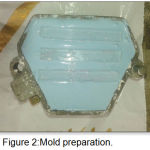 Figure 2: Mold preparation.