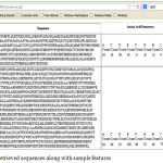 Figure 4: Retrieved sequences along with sample features