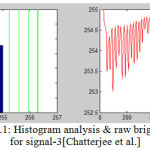 Figure 16.1: Histogram analysis & raw brightness signal for signal-3[Chatterjee et al.]