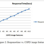 Figure 2: Responsetime vs. COPD image features.