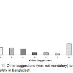 Figure 11: Other suggestions (was not mandatory) to improve drug safety in Bangladesh.