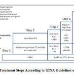 Figure 1: Treatment Steps According to GINA Guidelines on Asthma
