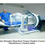 Figure 2: Tekna Monoplace Hyperbaric Oxygen Chamber (Courtesy: TEKNA Manufacturers, Chennai, India)